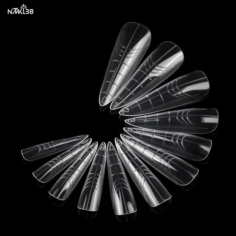 NMKL38 120PCS Dual Nail Forms 12 Sizes Extension Poly Nail Gel Full Cover Nail Molds - Image 3